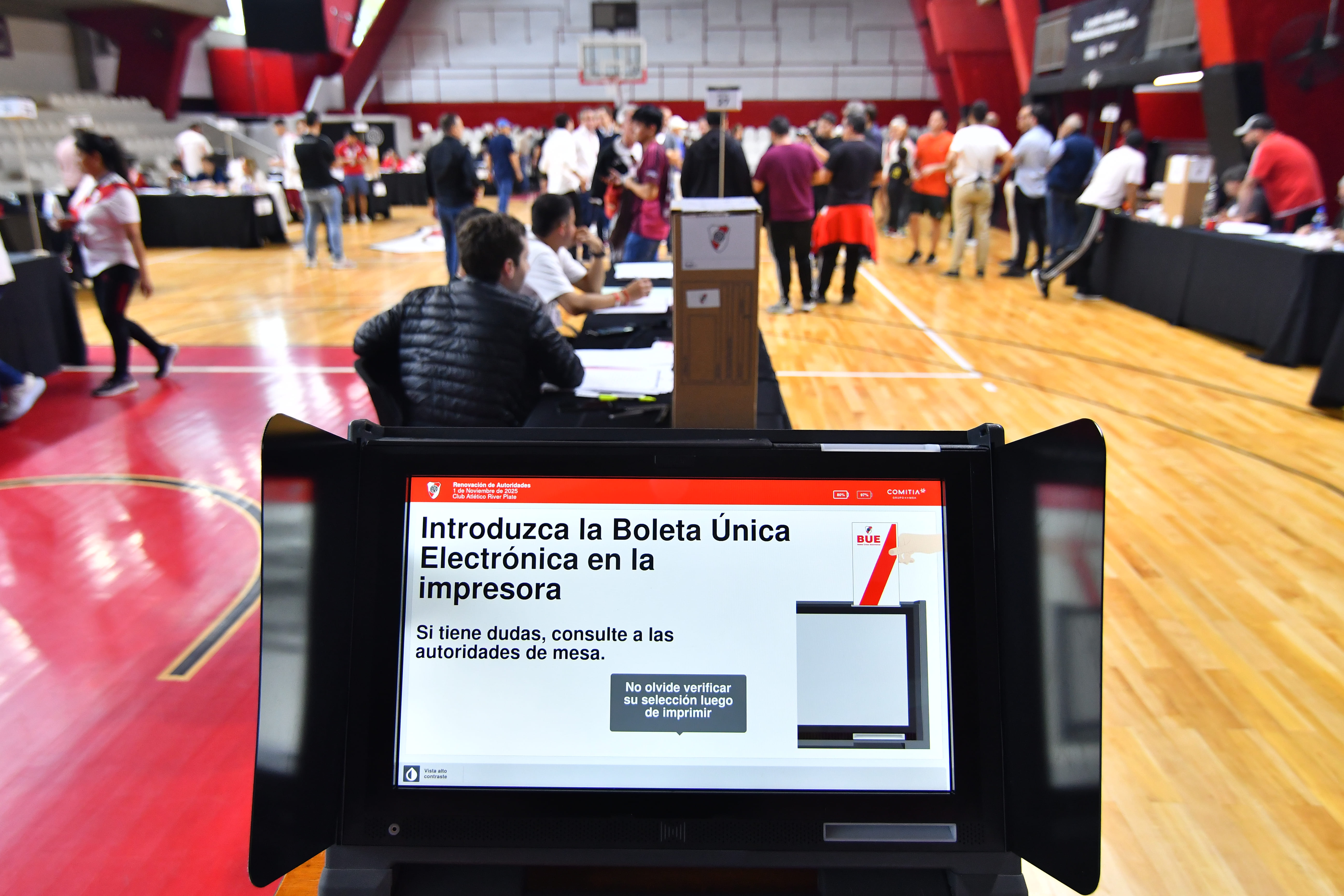 River Plate celebró sus elecciones con Boleta Única Electrónica